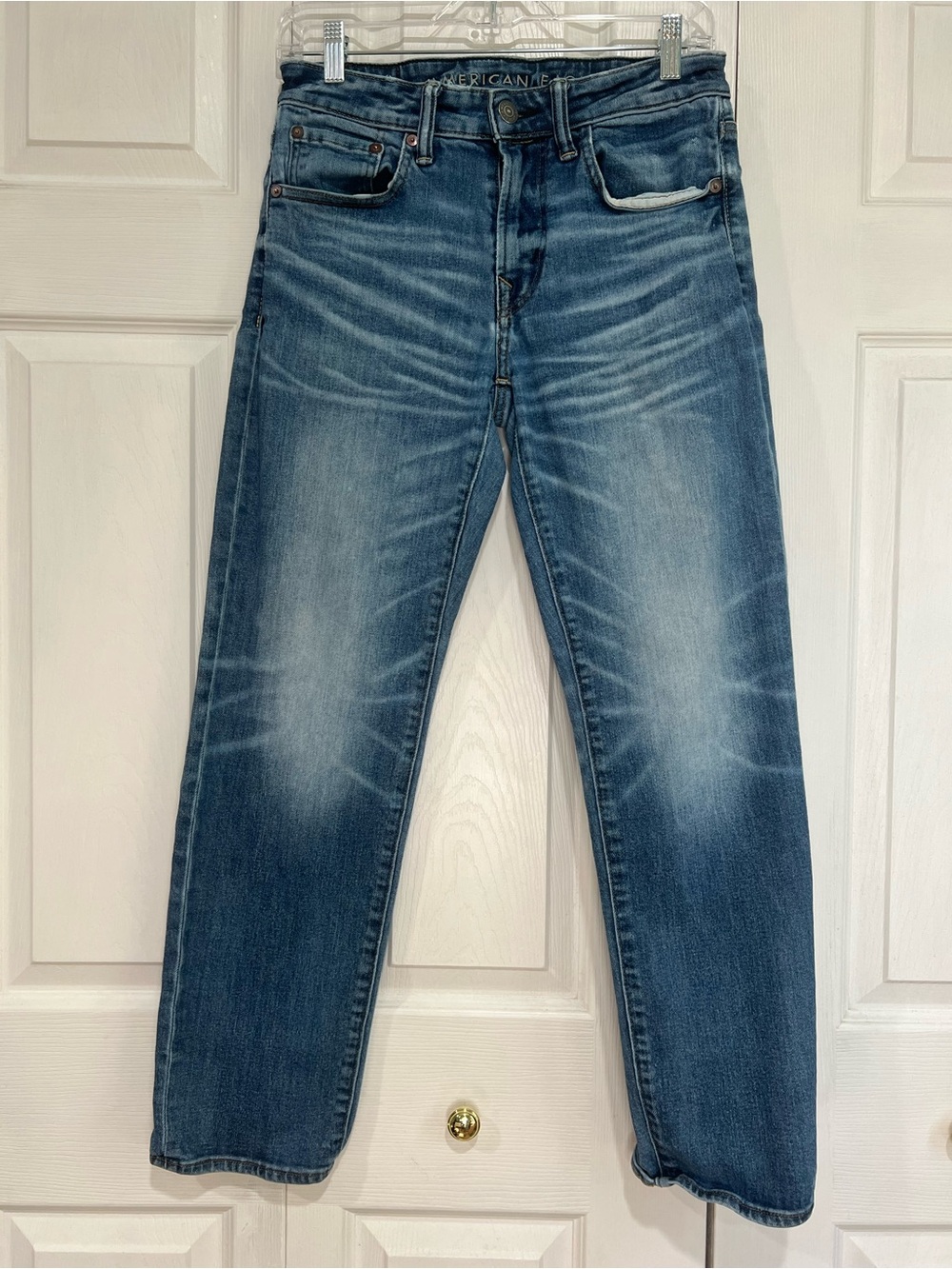 🤎 American EagleOriginal Straight Men’s Blue Denim Jeans - 29 x 30 (01083)